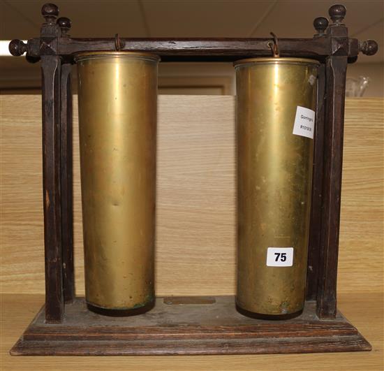 A shell case gong